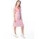Women's dress "Himasies", size 52, dark pink color