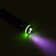 Laser on a carbine with a flashlight, the color of mix