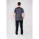 Male T-shirt, size 48, dark gray color