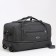 Road bag on wheels, a lightning department, with an increase, an outer pocket, the color is gray