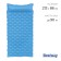 Swimming mattress, 213 x 86 cm, color mix, 44020
