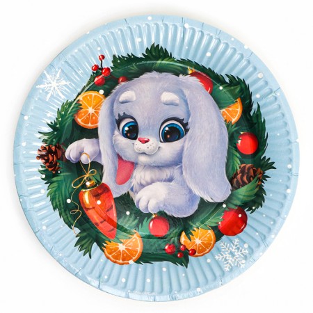New Year's set of paper utensils disposable sparkling holiday! ”, For the New Year-2