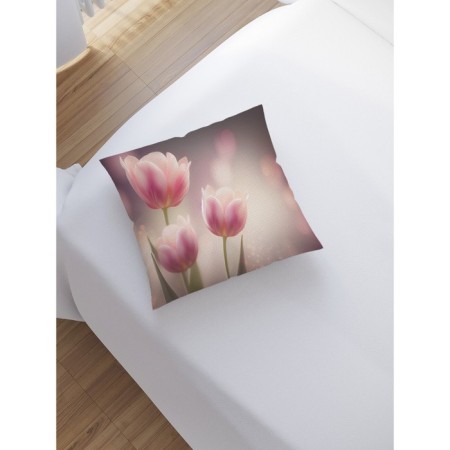 Pillowess decorative “Tenderness at dawn”, on a zipper, size 45x45 cm-1
