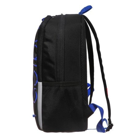 Youth backpack, 38 x 29 x 16 cm, Grizzly 351, ergonomic back, black/blue RB-351-1_3-3