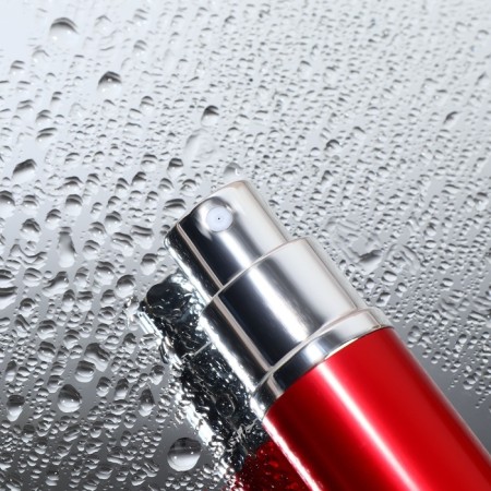 Perfume bottle, with a spray, 10 ml, red color-6