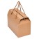 Box-pack, with handles, craft, 20 x 15 x 11 cm