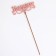 Topper wooden "mommy" pink 13x6 cm