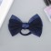 Hair elastic band "Schoolgirl Style" Strohahs, 11.5 cm, blue