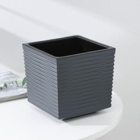 Kashpo with the insert "Style", 3 l, color graphite-1