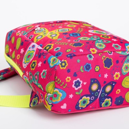 Baby backpack on lightning, raspberry color-4