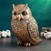 Pigger "Owl Medium" bronze, 25x20x30cm