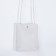Cross-Body bag on the valve, white color