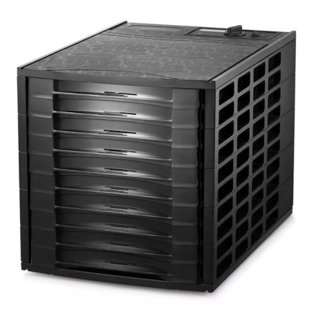 Drywall for vegetables and fruits KitFort KT-1923, 630 W, 10 tiers, black