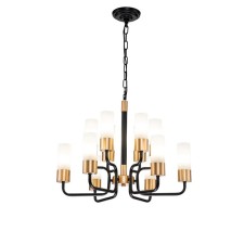 Suspension lamp 12x40W E14, size 64x64x40/90 cm