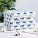 Stellyer box for storage with a lid "Whales", 25 × 20 × 17 cm, white color