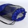 Bag for shoes on the lace, blue color
