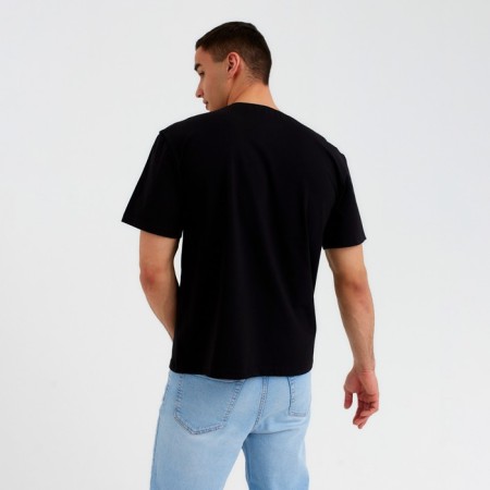 Men's T-shirt Minaku "Ocean" Color Black, Rr. 50-3