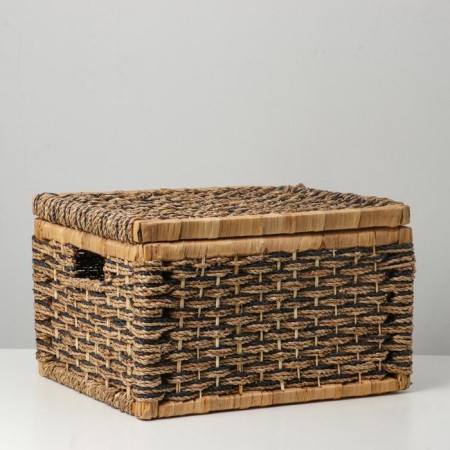 Wicker basket, 40x32x15 cm, seaweed, reeds