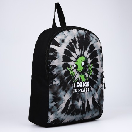 Buscques School Textile "Alien", 38x14x27 cm, black color-2