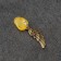 Talisman key "Wings", natural amber