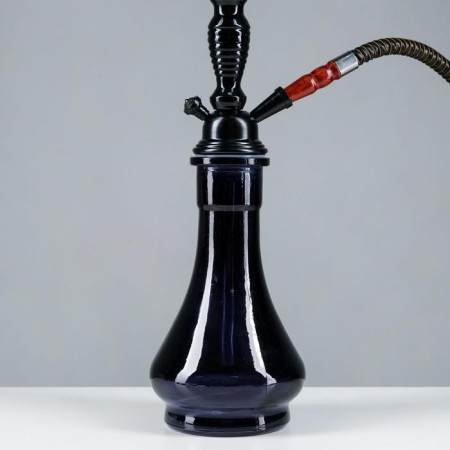 Hookah "Black Tower", 53 cm, 1 pipe, black-1