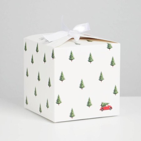 Folding box "Happy New Year", 12 x 12 x 12 cm, new year