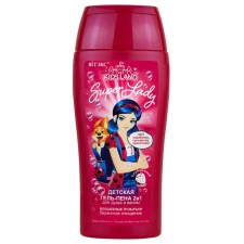 Children's Gel Pen 2 in 1 for the shower and bath Kidsland Magic Lady “Magic Bubbles”, 300 ml
