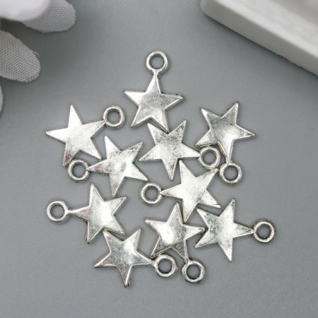 Suspension "Star", color silver 0.9x1.2 cm-1