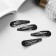 Invisibility for hair "openwork" (set 6 pcs) 5 cm, black