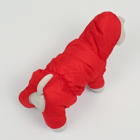Winter overalls for animals, 3xl (DS 33-35, Osh 35-37, OG 44-48 cm), red-2