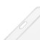 Badge horizontal, external 103 x 80 mm, internal 85x54 mm, plastic transparent