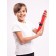 Wooden children's sword "Tanto", red color, beech