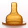 Nipple on a bottle, from 0 months, wide throat Ø50 mm., Slow flow