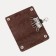 Key on the buttons, length 12 cm, 7 carbines, brown color