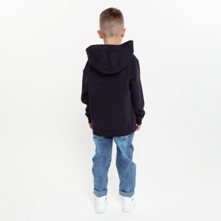 Sweatshirt for a boy, dark blue color, height 140 cm-2