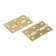 Loop overhead tundra, 60x37x0.9 mm, color gold, 2 pcs