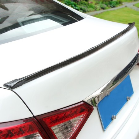 Car spoiler, 4.5 × 150 cm, universal, carbon, black-1