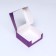 Confectionery packaging with a window, lilac, 18 x 18 x 7 cm