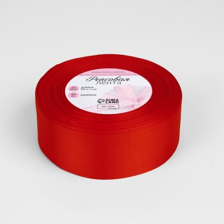 Republic tape, 40 mm, 23 ± 1 m, color red No. 26-1