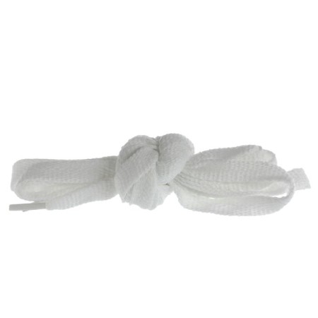 Shoe shoes, flat, 8 mm, 70 cm, packing 25 pieces, white color-2