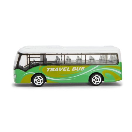 Metal bus "Intercity", scale 1:64, green color-2
