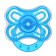 Nipple set - a dummy with a holder, SL, CL +6 months, with a cap "Butterfly", Blue