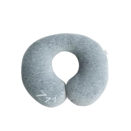 Soft Bagel neck pillow, size 23x28 cm, gray color