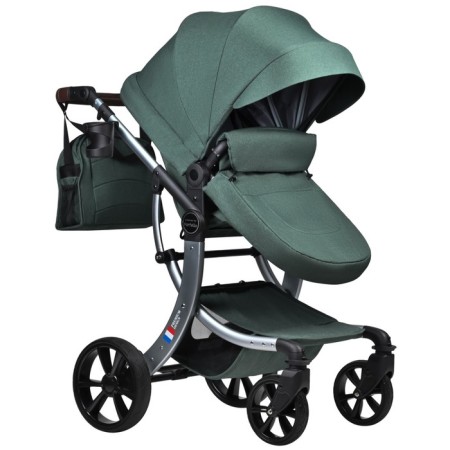Stroller transformer Farfello Aimile Original New Silver, evergreen color-9