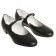 Folk -folk shoes, length on insole 18.5 cm, black color