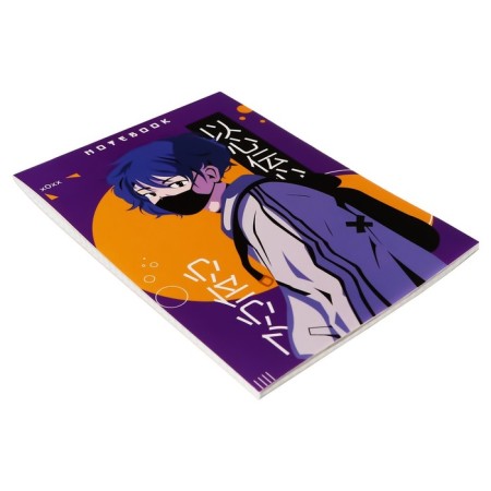 A set of notebooks A5, 32 sheets in a cage on a clip "School", cover coated a cardboard, an offset unit, 2 pieces-3