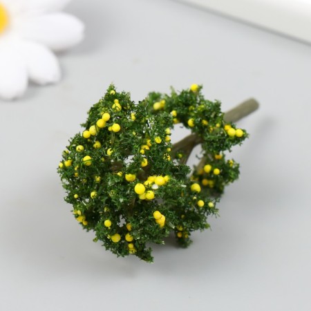 Artificial plant for creativity plastic "Lemon tree" 7 cm-1