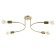 Causte "Douglas" 4he27 40w gold 60x40x15cm Bayerlux