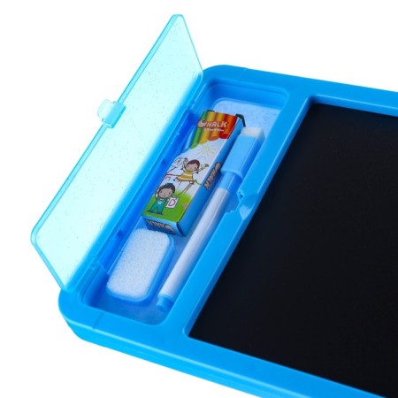 Board for drawing with a marker-stitch, blue blue tractor-2