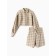 Female set (blouse, shorts) minku: casual collection color Beige Cage, size 44